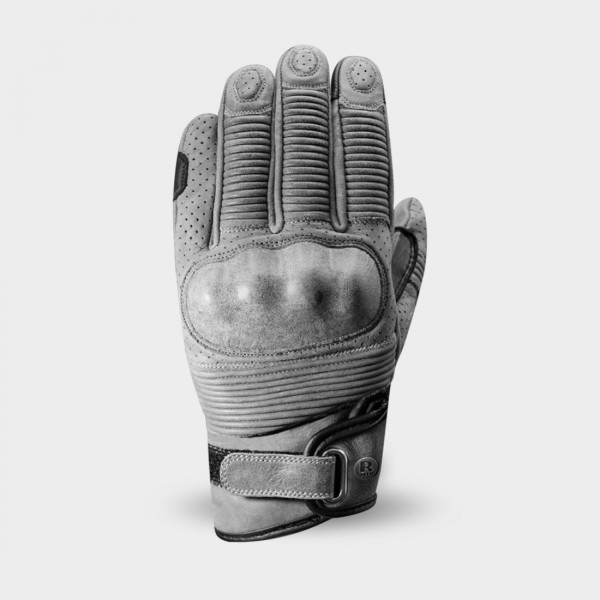 grey motorcycle gloves