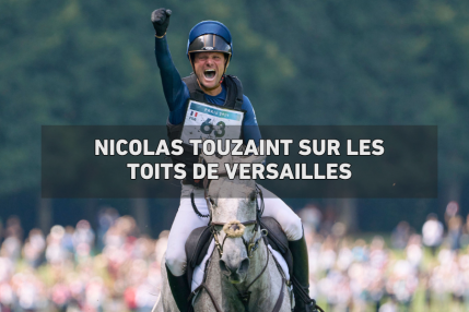 Nicolas Touzaint and the Equipe de France on the roofs of Versailles